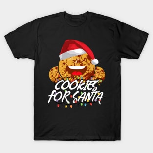 Funny Christmas Cookies For Santa T-Shirt